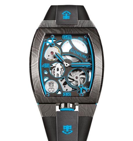 Review Replica Corum LAB 01 Damascus Steel Watch Z410/03862 - 410.100.43/F371 BL01 - Click Image to Close